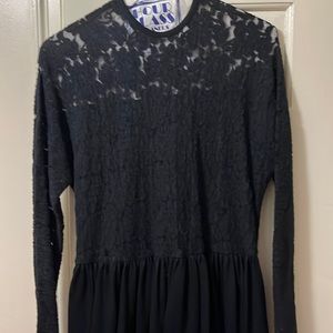 Long black dress size m vintage?